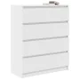 Aparador madera de ingeniería blanco 80x35x99 cm de , Aparadores - Ref: Foro24-3328480, Precio: 130,32 €, Descuento: %