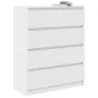 Engineered wood white sideboard 80x35x99 cm by , Sideboards - Ref: Foro24-3328480, Price: 128,77 €, Discount: %
