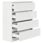 Aparador madera de ingeniería blanco 80x35x99 cm de , Aparadores - Ref: Foro24-3328480, Precio: 130,32 €, Descuento: %