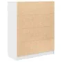 Ingenieurholz-Sideboard Weiß 80x35x99 cm von , Sideboards - Ref: Foro24-3328480, Preis: 128,77 €, Rabatt: %