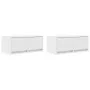 TV-Möbel 2 Stück Weiß 60x31x25,5 cm aus Ingenieurholz von , TV-Möbel - Ref: Foro24-861491, Preis: 82,91 €, Rabatt: %