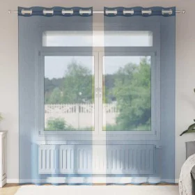 Gaze-Vorhänge mit Ösen, 2 Stück in Königsblau. von , Vorhänge und Gardinen - Ref: Foro24-4102115, Preis: 14,79 €, Rabatt: %
