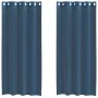 Cortinas de gasa con ojales 2 uds azul real de , Cortinas y visillos - Ref: Foro24-4102115, Precio: 14,79 €, Descuento: %