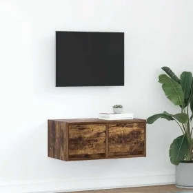 Mueble para TV madera contrachapada roble ahumado 60x31x25,5 cm by , TV Furniture - Ref: Foro24-861498, Price: 45,15 €, Disco...