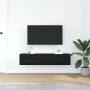 Muebles de TV 2 uds Roble Negro 60x31x25,5 cm Madera ingeniería by , TV Furniture - Ref: Foro24-861493, Price: 84,48 €, Disco...