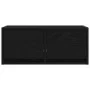 Muebles de TV 2 uds Roble Negro 60x31x25,5 cm Madera ingeniería by , TV Furniture - Ref: Foro24-861493, Price: 84,48 €, Disco...