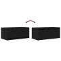 Muebles de TV 2 uds Roble Negro 60x31x25,5 cm Madera ingeniería by , TV Furniture - Ref: Foro24-861493, Price: 84,48 €, Disco...