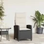 Silla de jardín reclinable con mesa auxiliar ratán negro von , Gartenstühle - Ref: Foro24-4108270, Preis: 142,34 €, Rabatt: %