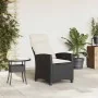 Silla de jardín reclinable con mesa auxiliar ratán negro von , Gartenstühle - Ref: Foro24-4108270, Preis: 142,34 €, Rabatt: %