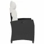 Silla de jardín reclinable con mesa auxiliar ratán negro von , Gartenstühle - Ref: Foro24-4108270, Preis: 142,34 €, Rabatt: %