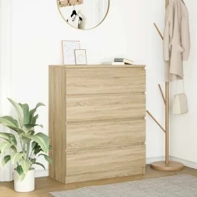 Aparador roble Sonoma 80x35x99 cm madera de ingeniería by , Sideboards - Ref: Foro24-3328482, Price: 127,06 €, Discount: %
