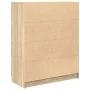 Aparador roble Sonoma 80x35x99 cm madera de ingeniería de , Aparadores - Ref: Foro24-3328482, Precio: 127,05 €, Descuento: %