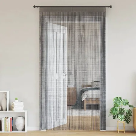 Cortinas de cuerdas 2 uds antracita 140x250 cm de , Cortinas y visillos - Ref: Foro24-4102052, Precio: 22,57 €, Descuento: %