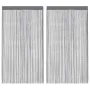 Cortinas de cuerdas 2 uds antracita 140x250 cm de , Cortinas y visillos - Ref: Foro24-4102052, Precio: 22,57 €, Descuento: %