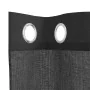 Gauze curtains with eyelets 2 units black 140x140 cm by , Curtains and curtains - Ref: Foro24-4102059, Price: 13,23 €, Discou...