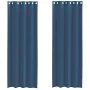 Gauze curtains with eyelets 2 units royal blue by , Curtains and curtains - Ref: Foro24-4102117, Price: 15,29 €, Discount: %