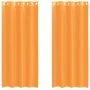 Gaze-Vorhänge mit Ösen, 2 Stück, orange, 140x245 cm. von , Vorhänge und Gardinen - Ref: Foro24-4102092, Preis: 15,04 €, Rabat...