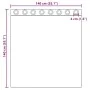 Gauze curtains with eyelets, 2 units, brown, 140x140 cm. by , Curtains and curtains - Ref: Foro24-4102065, Price: 13,46 €, Di...
