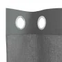 Cortinas de gasa con ojales 2 uds gris oscuro 140x175 cm de , Cortinas y visillos - Ref: Foro24-4102078, Precio: 14,11 €, Des...