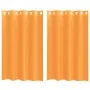Gaze-Vorhänge mit Ösen, 2 Stück, orange, 140x175 cm. von , Vorhänge und Gardinen - Ref: Foro24-4102090, Preis: 13,89 €, Rabat...