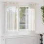 Gauze curtains with eyelets 2 units cream 140x140 cm by , Curtains and curtains - Ref: Foro24-4102071, Price: 13,30 €, Discou...