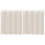 Gauze curtains with eyelets 2 units cream 140x140 cm by , Curtains and curtains - Ref: Foro24-4102071, Price: 13,30 €, Discou...