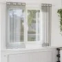 Cortinas de gasa con ojales 2 uds gris claro 140x175 cm de , Cortinas y visillos - Ref: Foro24-4102108, Precio: 14,11 €, Desc...