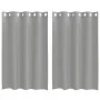 Light gray chiffon curtains with eyelets 2 units 140x175 cm by , Curtains and curtains - Ref: Foro24-4102108, Price: 14,11 €,...