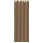Cortinas de gasa con ojales 2 uds marrón claro de , Cortinas y visillos - Ref: Foro24-4102129, Precio: 15,29 €, Descuento: %
