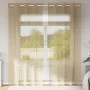 Gauze curtains with eyelets 2 units sand by , Curtains and curtains - Ref: Foro24-4102122, Price: 15,26 €, Discount: %