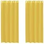 Gauze curtains with eyelets 2 units yellow by , Curtains and curtains - Ref: Foro24-4102134, Price: 15,39 €, Discount: %