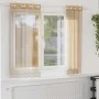 Gauze curtains with eyelets 2 units sand by , Curtains and curtains - Ref: Foro24-4102120, Price: 14,11 €, Discount: %
