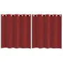 Gauze curtains with eyelets 2 units burgundy by , Curtains and curtains - Ref: Foro24-4102155, Price: 13,23 €, Discount: %