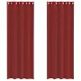 Gauze curtains with eyelets 2 units burgundy by , Curtains and curtains - Ref: Foro24-4102160, Price: 15,92 €, Discount: %