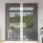 Gaze-Vorhänge mit Schlaufen, 2 Stück, schwarz von , Vorhänge und Gardinen - Ref: Foro24-4102258, Preis: 14,28 €, Rabatt: %