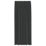 Gauze curtains with 2 black tab tops. by , Curtains and curtains - Ref: Foro24-4102258, Price: 14,28 €, Discount: %
