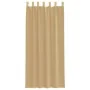 Gauze curtains with pockets for rods 2 pcs. sand by , Curtains and curtains - Ref: Foro24-4102218, Price: 13,99 €, Discount: %