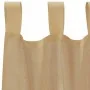 Gauze curtains with pockets for rods 2 pcs. sand by , Curtains and curtains - Ref: Foro24-4102218, Price: 13,99 €, Discount: %