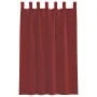 Gauze curtains with pockets for rods 2 pcs. wine red by , Curtains and curtains - Ref: Foro24-4102247, Price: 13,08 €, Discou...