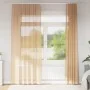Gauze curtains with 2 sand-colored tab tops, 140x245 cm. by , Curtains and curtains - Ref: Foro24-4102309, Price: 14,92 €, Di...