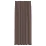 Gauze curtains with 2 brown tab tops. by , Curtains and curtains - Ref: Foro24-4102264, Price: 14,92 €, Discount: %