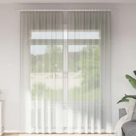 Gauze curtains with 2 light gray tab tops, 140x260 cm. by , Curtains and curtains - Ref: Foro24-4102300, Price: 15,26 €, Disc...