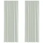 Gauze curtains with 2 light gray tab tops, 140x260 cm. by , Curtains and curtains - Ref: Foro24-4102300, Price: 15,26 €, Disc...