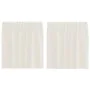 Cortinas de gasa con trabillas 2 uds. crema de , Cortinas y visillos - Ref: Foro24-4102266, Precio: 17,64 €, Descuento: %