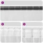 Gauze curtains with 2 cream-colored tabs. by , Curtains and curtains - Ref: Foro24-4102270, Price: 15,34 €, Discount: %