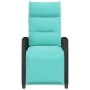 Reclining garden chair with black rattan side table by , Garden chairs - Ref: Foro24-4108279, Price: 160,69 €, Discount: %