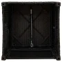 Silla de jardín reclinable con mesa auxiliar ratán negro de , Sillas de jardín - Ref: Foro24-4108279, Precio: 160,69 €, Descu...