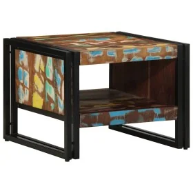 Multicolorer Couchtisch 50x50x38 cm Massivholz aus recyceltem Holz von , Couchtisch - Ref: Foro24-4102714, Preis: 96,84 €, Ra...