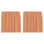 Gauze curtains with 2 terracotta tab tops, 140x140 cm each. by , Curtains and curtains - Ref: Foro24-4102321, Price: 12,93 €,...