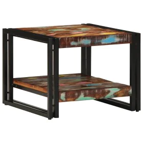 Multicolored coffee table 50x50x38 cm made of solid recycled wood by , Coffee table - Ref: Foro24-4102723, Price: 87,33 €, Di...